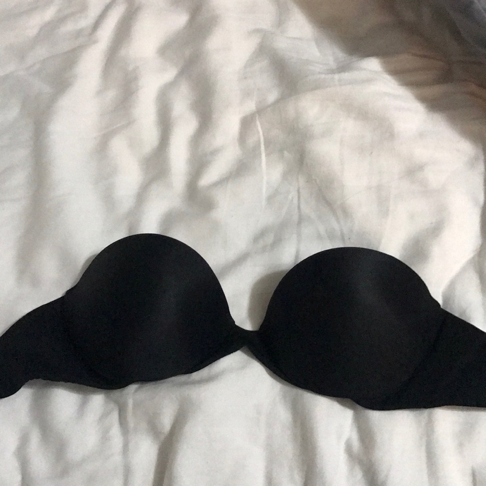 Black strapless sweet nothing bra!